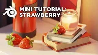 Let’s Model a Strawberry #blender #shorts