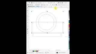 Round text and circle design | simple corel Draw design in hindi