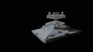 Empire Strikes Back Star Destroyer vRay Test