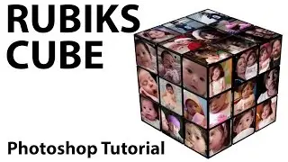 Photoshop - Create a Rubik's Cube Photo Frame