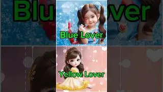 💙Blue Lover💞vs💛yellow Lover💞#shortsviral #ytshorts #trending #shortvideo #viral #dress #cake #heels