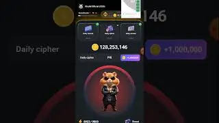 HAMSTER COMBAT DAILY CIPHER AND COMBO START FROM TODAY SUSCRIBE AND NOTIFICATION ALL #hamsterkombat