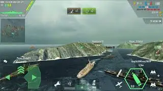 [Battle of warships] USS Montana in a speed battle !