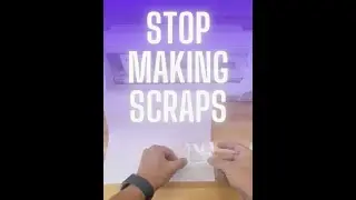 Vinyl cutting hack to save you time and money: no more scraps! 