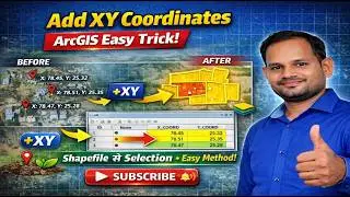 How to Add XY Coordinates to a File in ArcGIS