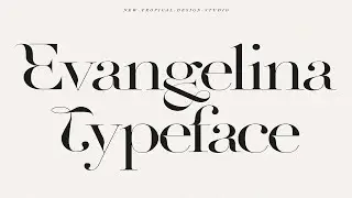 Evangelina   Fashion Display Font Font Free Download