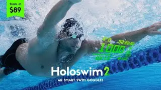 Now on Kickstarter: Holoswim 2: Ar Smart Swim Goggles