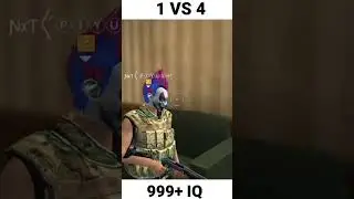Power of My Random friend 😈 -99999 IQ Level 😂 1 vs 4 🤭 #freefire #viral #shorts