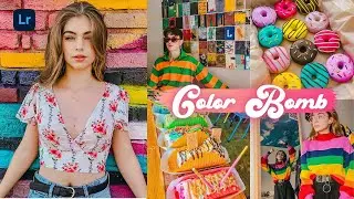 Color Bomb Lightroom Preset | How to Edit Popping Colors Lightroom Tutorial | Free DNG