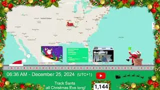 2024 Santa Tracking Livestream | Tracking Santa Claus LIVE | Google Santa Tracker 2024 PART 5/5