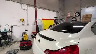 Infiniti G37 spoiler removal/ disassemble