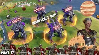 The GREEK GODS in CIV | Civilization 6 ROME Walkthrough | Part 11