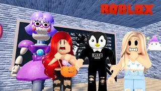 La Señora  Ani-Tron's Nos Lleva A Detencion (Lograremos Escapar?) | Roblox Obby