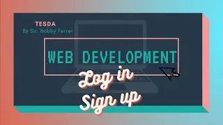 LOG IN SIGN UP -  MATERIALIZE CSS