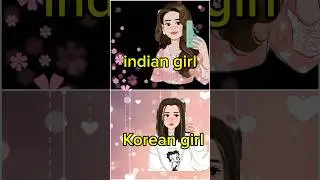 💞indian girl🆚Korean 💞 girl#shortsviral #viral #ytshorts #shortvideo #trending #dress #heels #cake