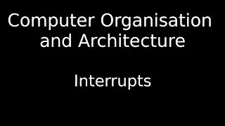 Interrupts (A-Level)