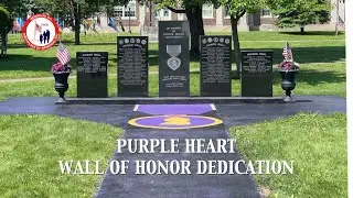 2022 Purple Heart Wall of Honor Dedication.Waterloo, NY Celebrate Commemorate Memorial Day,