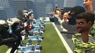 NEW ALL TV MAN, WIZARD SKIBIDI TOILET BOSS VS ALL CAMERA MAN, AND OTHER BOSSES In Garry's Mod!