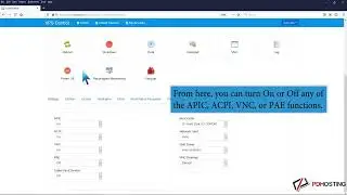 How to Turn APIC, ACPI, VNC, or PAE On or Off in SolusVM   PD Hosting