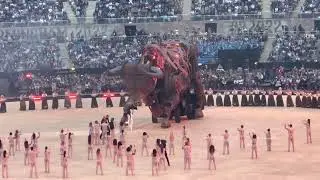 2022 Commonwealth Games Opening Ceremony - Raging Bull (Ozzy) Entering Arena