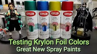 Testing Krylon Foil Color Spray Cans - Great New Colors