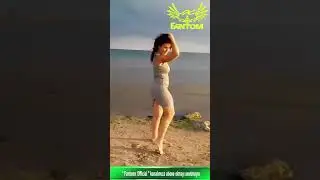Deniz Kenarında Tokat Sarması Oyunu ile Çoşan Güzel Kız