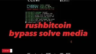 rushbitcoin, bypass solve media | python script