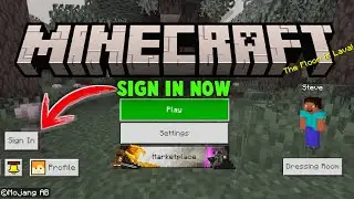 How to Sign in Minecraft 1.22 | Minecraft Pocket Edition Sign in | Minecraft PE Sign in