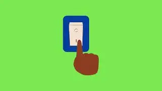 Green Screen Door Bell animation with Sound
