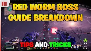 RED WORM BOSSFIGHT SQUAD / TEAM GUIDE MW3 ZOMBIES - Tips and Tricks Vid!