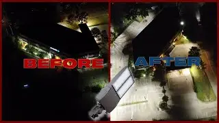 Chase Bank Parking Lot Upgrade with LED Lighting