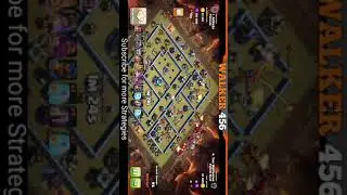 Destroy any Max Th13 war base with DragBat Strategy, Clash of clans, #Shorts