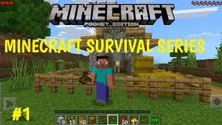 Minecraft Survival series | Pocket Edition | part 1