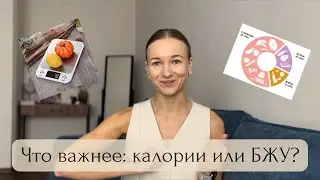 Что важнее: калории или БЖУ?