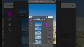 Sky Replacement in one click in photoshop