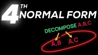 4th Normal Form (4NF) ,  Database Normalization
