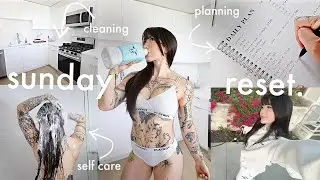 ✨The Sunday Reset Routine that CHANGED My LIFE✨everything shower, fitness, grocery shopping, + more