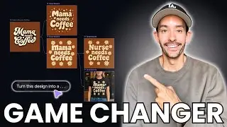 This NEW T-Shirt Design Tool Just Changed The Game (Kittl Flows)