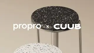 Product Animation of the Spin barstool from recycled plastic | propro & CUUB