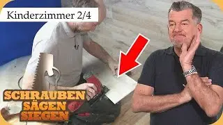 Kuriose Sägetechnik: Bitte NICHT nachmachen! 😳 | 2/4 | Schrauben, Sägen, Siegen | Kabel Eins