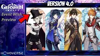 NEW UPDATE!! Ver 4.0 Banners Revealed... Lyney, Yelan, Zhongli, Childe Reruns - Genshin Impact