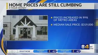 Home prices continue to climb across the U.S.