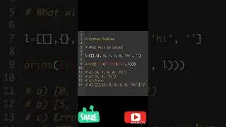 Practice Tricky Python Problem 26