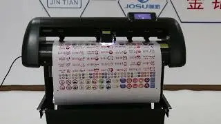Jinka Cutting Plotter - GC-CAM cutting video
