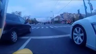 мотоцикл против порше  ,  гонка на выживание