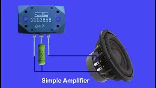 How to make Ultra Bass Powerful Amplifier With 2SC3858 Transistor, No IC, DIY Amplifier Bass