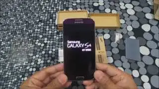 Samsung Galaxy S4 LTE i9505 - Purple Mirage Unboxi