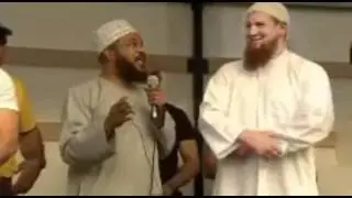 Pierre Vogel und Abu Ameenah Bilal Philips umstrittene Islam-Prediger  in Frankfurt