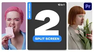Multiscreen (2 split-screen) | Premiere Pro | Template | Tutorial