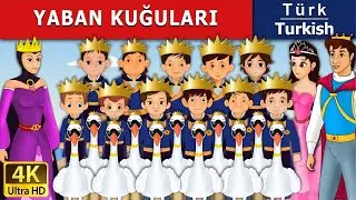 Yaban kuğuları | The Wild Swans in Turkish |  Turkish Fairy Tales